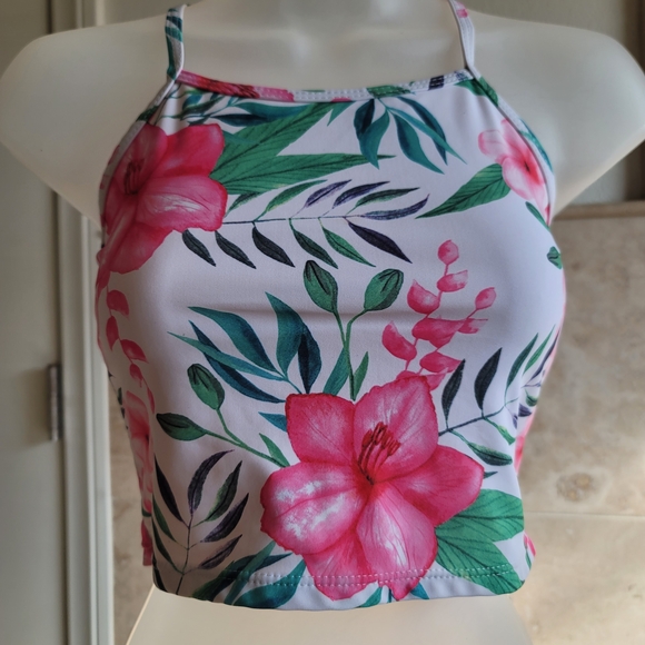 Floral and Pink Swim Tops - Picture 6 of 9